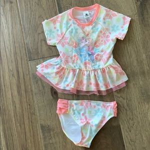 Disney two piece bathing suit 7/8